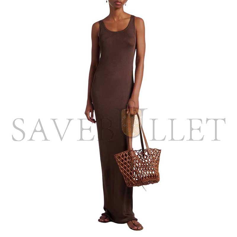 YSL PANIER SMALL WOODEN BASKET BAG 685618 (25*20*17cm)